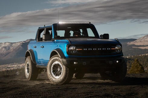 The 2022 Ford™ Bronco™ SUV 4 Door Off-Road Vehicle with 4x4 drive and lockable differentials